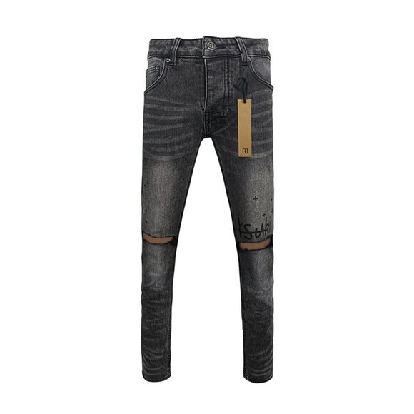 Ksubi Distressed Hole Cut Out Jeans